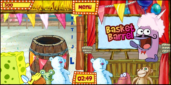 스폰지밥 비키니 시티 카니발 (SpongeBob Bikini Bottom Carnival Parts 1, 2, and 3!) 게임 화면 4