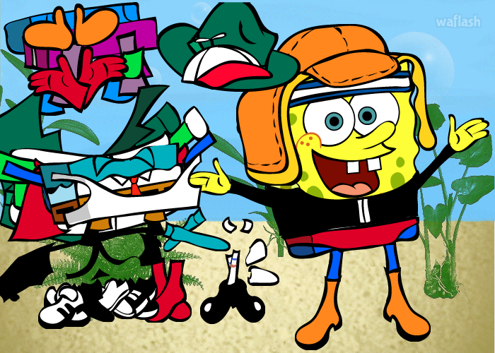 스폰지밥 드레스업 (Spongebob Dress-up) 게임 화면 1