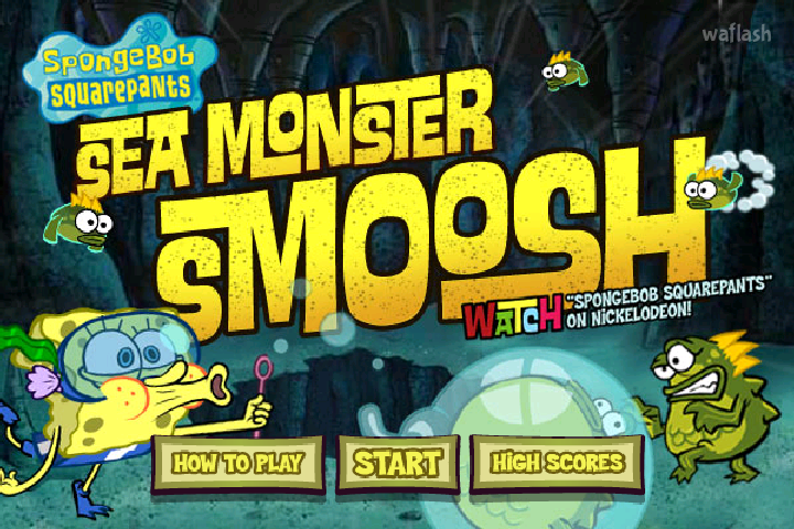 스폰지밥 씨 몬스터 스무쉬 (SpongeBob Sea Monster Smoosh) 게임 화면 2