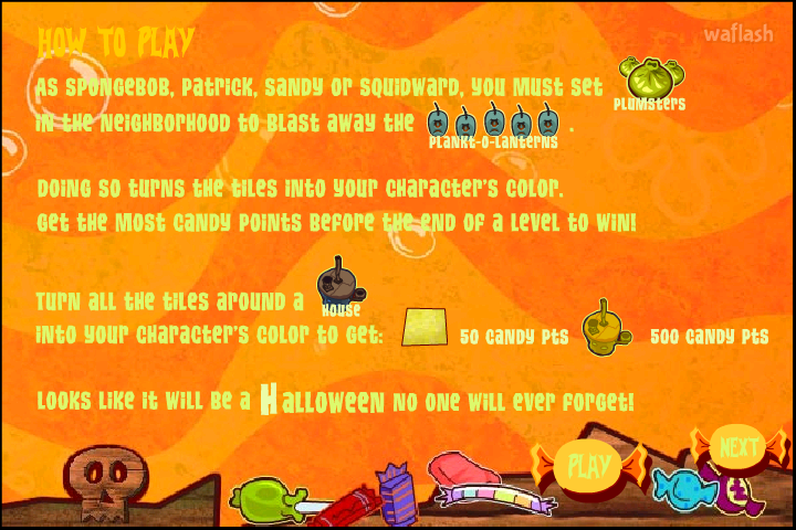 스폰지밥 부 올 붐 (SpongeBob Boo or Boom) 게임 화면 3