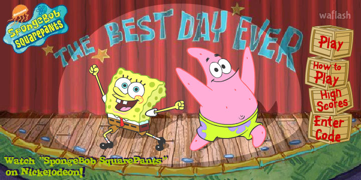 스폰지밥 더 베스트 데이 에버 (SpongeBob The Best Day Ever) 게임 화면 2