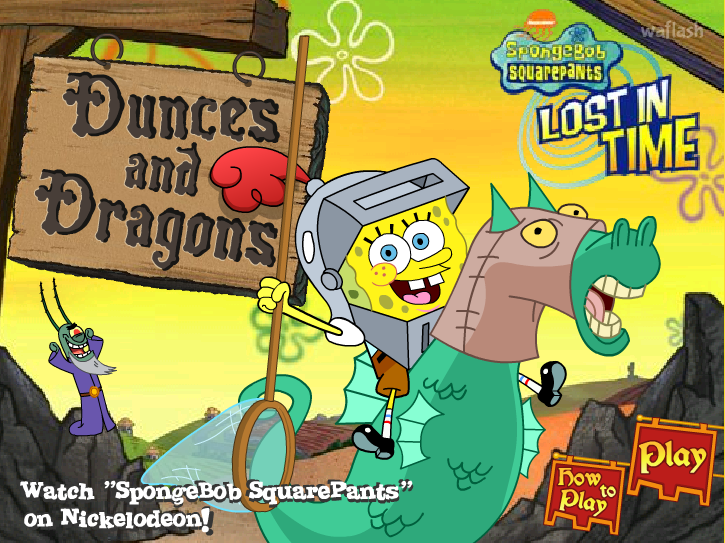 스폰지밥 던스 앤 드래곤스 (SpongeBob SquarePants: Dunces and Dragons) 게임 화면 2