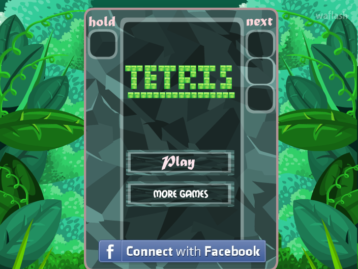 테트리스 (Tetris) 게임 화면 1