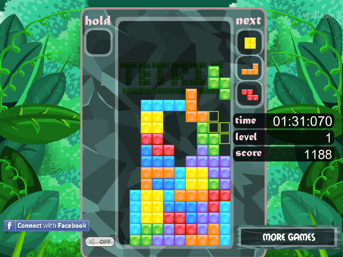 테트리스 (Tetris) 게임 화면 2
