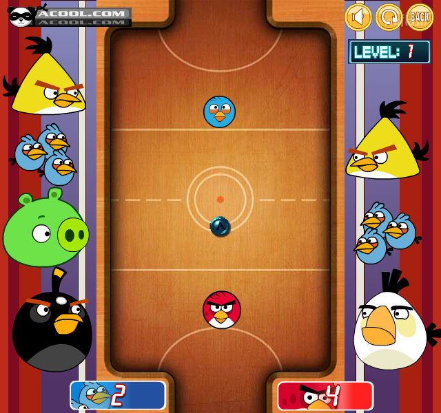 앵그리버드 하키 (Angry Birds Hockey) 게임 화면 1