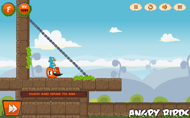 앵그리버드 퍼니셔 (Angry Birds Punisher) 게임 화면 1