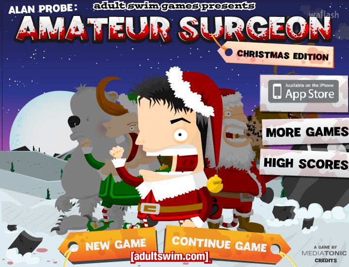 야매수술 크리스마스 에디션 (Amateur Surgeon Christmas Edition) 게임 화면 1