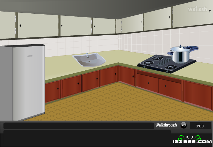 키친 이스케이프 (Kitchen Escape) - 123bee 게임 화면 1
