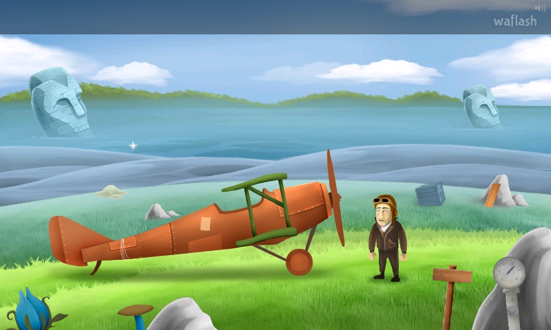 더 에비에이터 이스케이프 (The Aviator Escape) 게임 화면 1