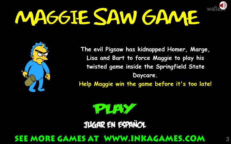 매기 쏘우 게임 (Maggie Saw Game) 게임 화면 2