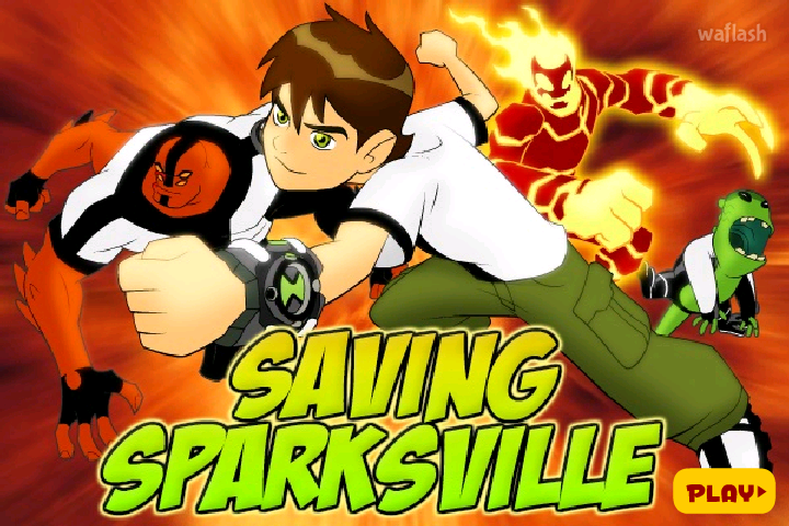 벤10 - 세이빙 스팍스빌 (Ben10 - Saving Sparksville) 게임 화면 2