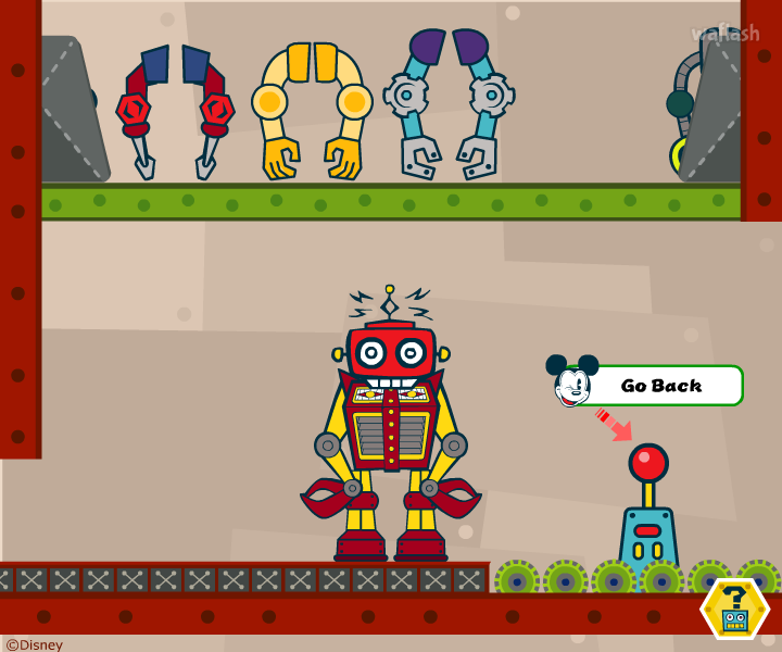 미키 로봇 연구소 (Mickey's Robot Laboratory) 게임 화면 2