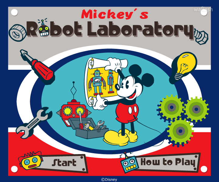 미키 로봇 연구소 (Mickey's Robot Laboratory) 게임 화면 3