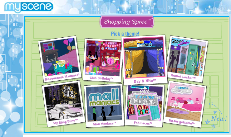 마이씬 쇼핑 스프리 (My Scene Shopping Spree) 게임 화면 3