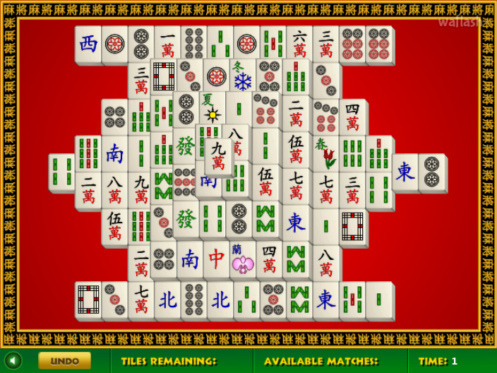 마종 솔리테어 챌린지 (Mahjong Solitaire Challenge) 게임 화면 1