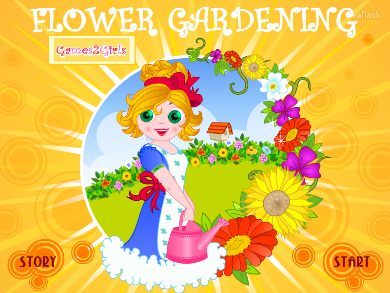 꽃밭가꾸기 (Flower Gardening) 게임 화면 2