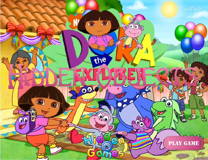 도라 숨은 그림찾기 (Dora Hidden Objects) 게임 화면 2