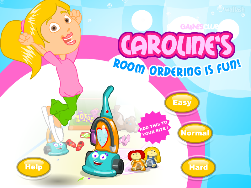캐롤라인의 방 정리하기 (Caroline's Room Ordering Is Fun) 게임 화면 2