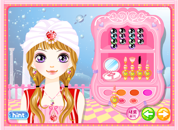 로이월드 스토리게임 로미와 요술램프 (Roiworld Arabian Princess Dress Up) 게임 화면 3