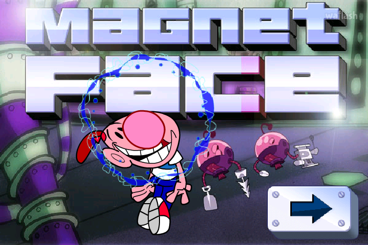 빌리와 맨디 게임: 마그넷 페이스 (Billy and Mandy Game: Magnet Face) 게임 화면 1