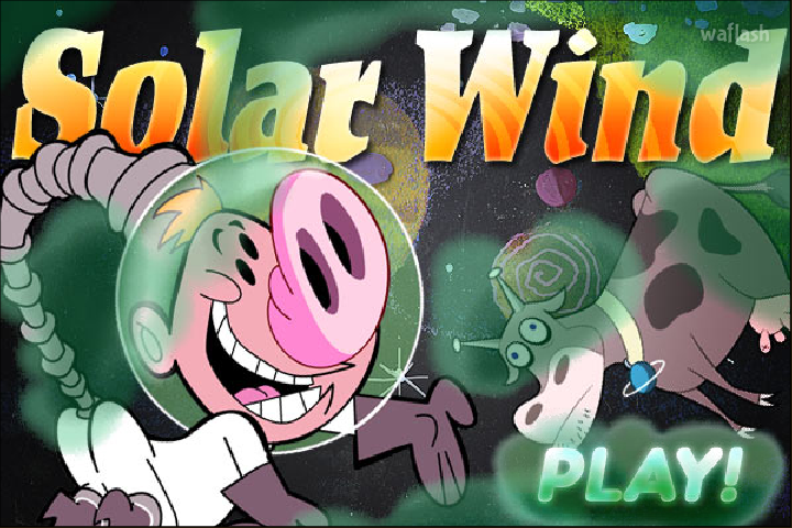 빌리와 맨디 게임: 솔라 윈드 (Billy and Mandy Game: Solar Wind) 게임 화면 1
