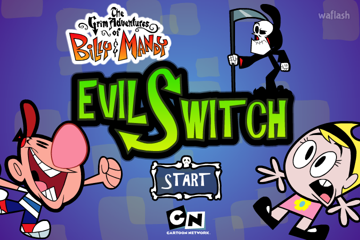 빌리와 맨디 게임: 에빌 스위치 (Billy and Mandy Game: Evil Switch) 게임 화면 1