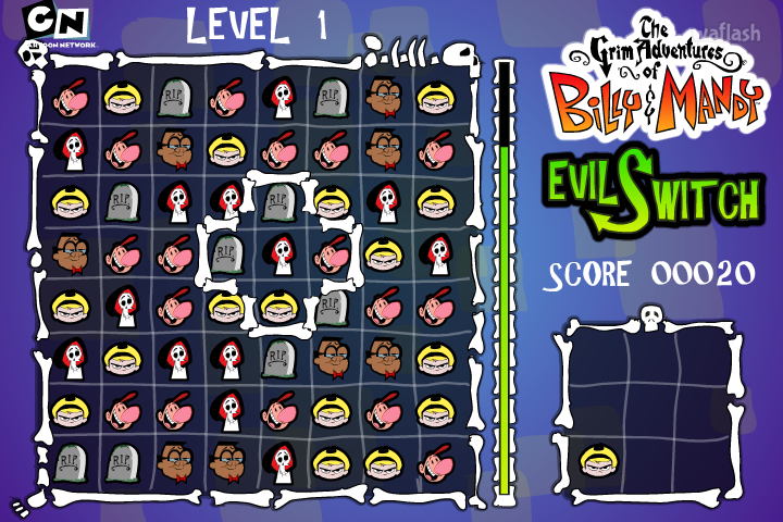 빌리와 맨디 게임: 에빌 스위치 (Billy and Mandy Game: Evil Switch) 게임 화면 3