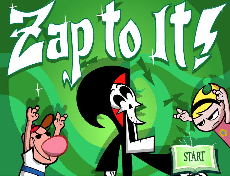 빌리와 맨디 게임: 잽 투 잇 (Billy and Mandy game: Zap to it) 게임 화면 1