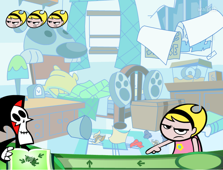 빌리와 맨디 게임: 잽 투 잇 (Billy and Mandy game: Zap to it) 게임 화면 2