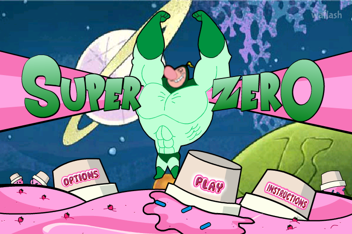 빌리와 맨디 게임: 슈퍼 제로 (Billy and Mandy game: Super Zero) 게임 화면 1