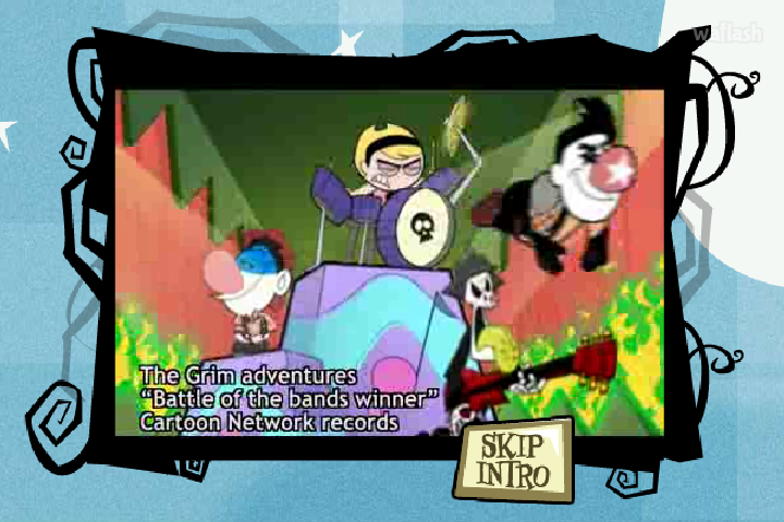 빌리와 맨디 게임: 배틀 오브 더 밴드 (Billy and Mandy Game: Battle of The Bands) 게임 화면 2