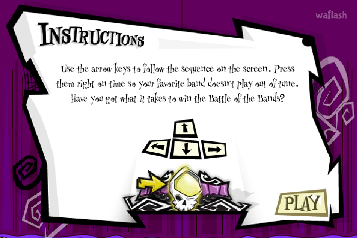 빌리와 맨디 게임: 배틀 오브 더 밴드 (Billy and Mandy Game: Battle of The Bands) 게임 화면 3