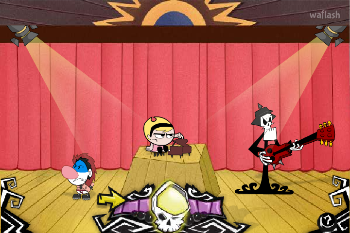빌리와 맨디 게임: 배틀 오브 더 밴드 (Billy and Mandy Game: Battle of The Bands) 게임 화면 4
