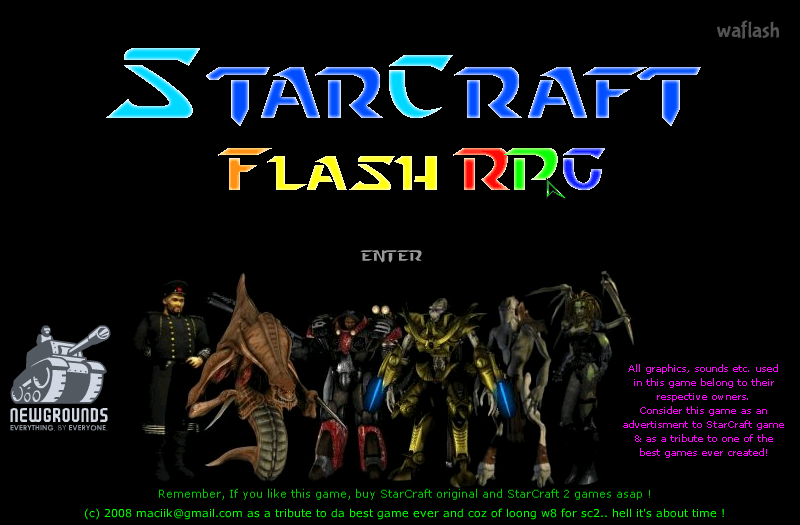 스타크래프트 플래시 RPG 게임 화면 2