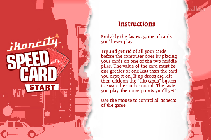 스피드 카드 (Speed Card) 게임 화면 1