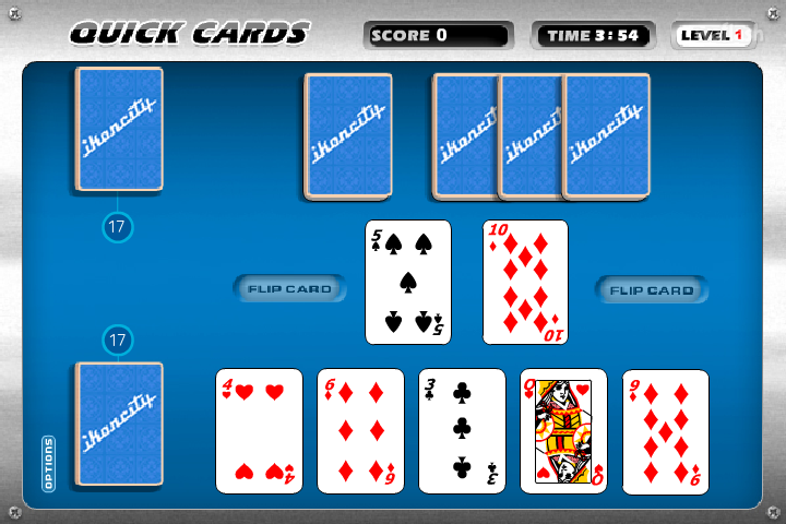 스피드 카드 (Speed Card) 게임 화면 2