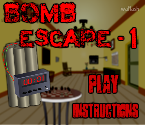 폭탄 탈출 1 (123bee Bomb Escape 1) 게임 화면 1
