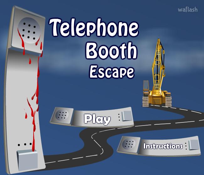 공중 전화 부스 탈출 (Telephone Booth Escape) 게임 화면 2
