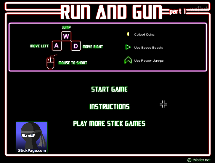 런앤건 (Run And Gun) 게임 화면 1