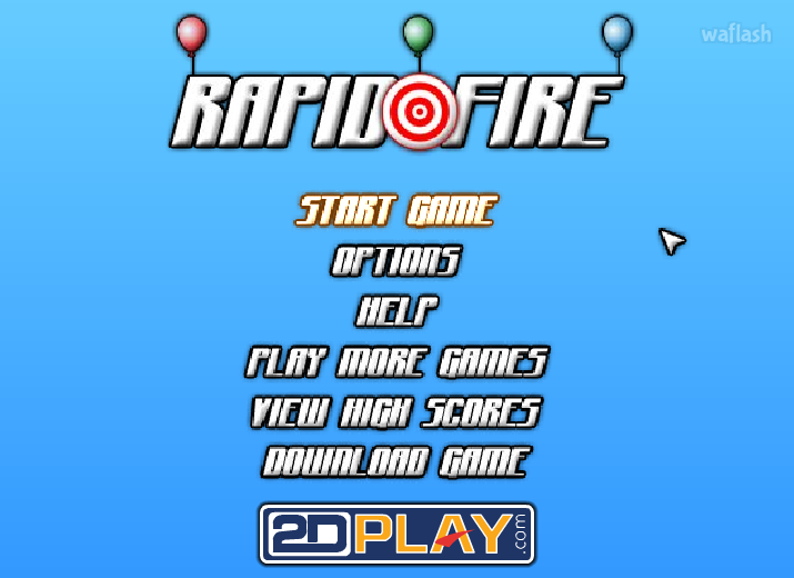 래피드 파이어 (Rapid Fire) 게임 화면 1