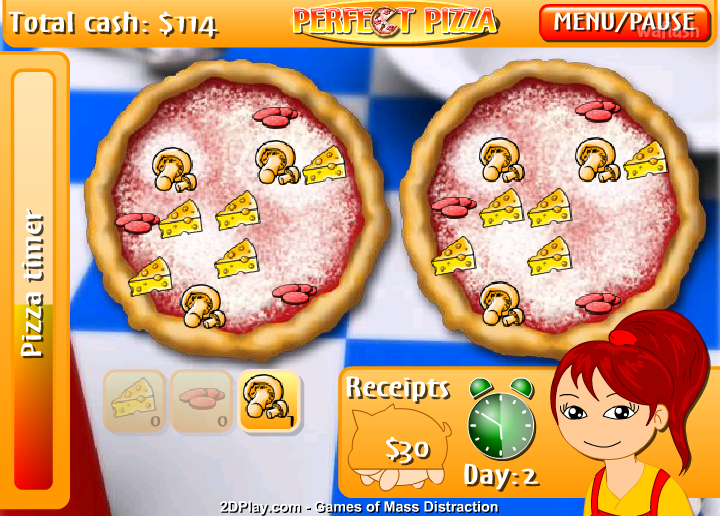 퍼펙트 피자 (Perfect Pizza) 게임 화면 2