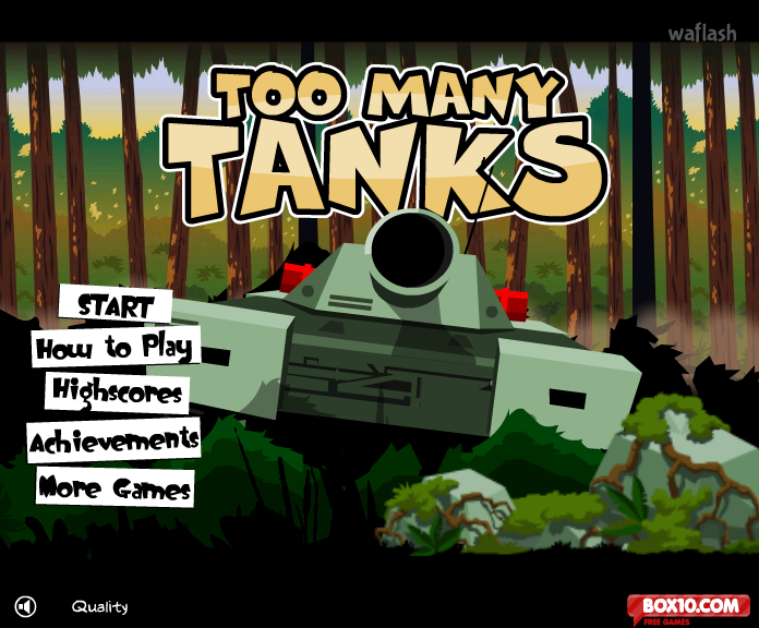 투 매니 탱크 (Too Many Tanks) 게임 화면 1