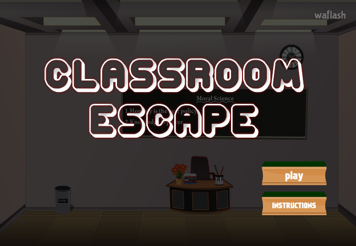 123bee - 교실 탈출 (Classroom Escape) 게임 화면 2