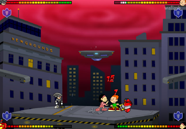 뉴그라운즈 럼블 (Newgrounds Rumble) 게임 화면 2
