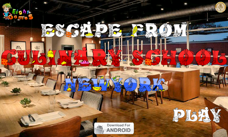 뉴욕 요리학교 탈출 (Escape From Culinary School Newyork) 게임 화면 1