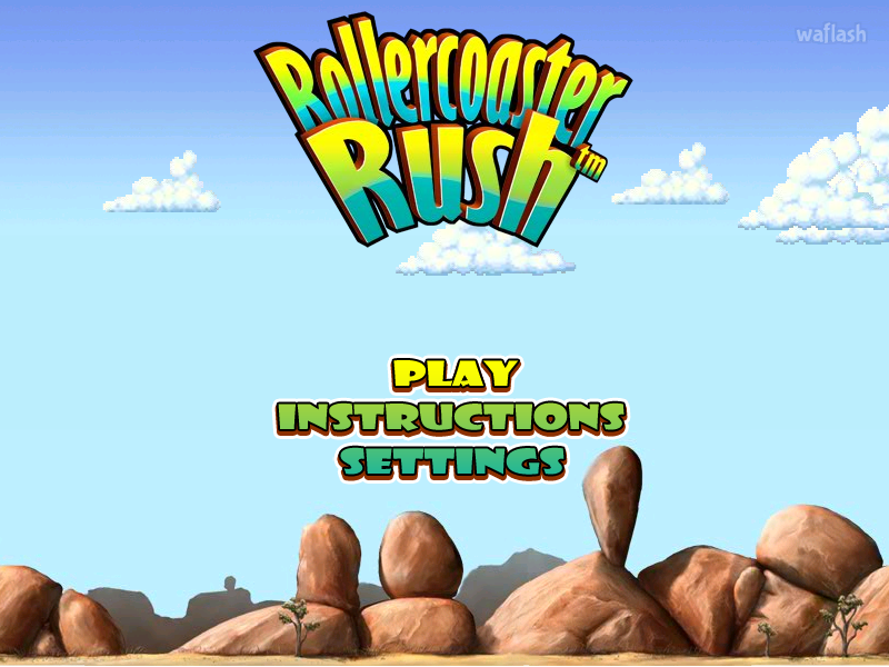롤러코스터 러시 (Rollercoaster Rush) 게임 화면 1