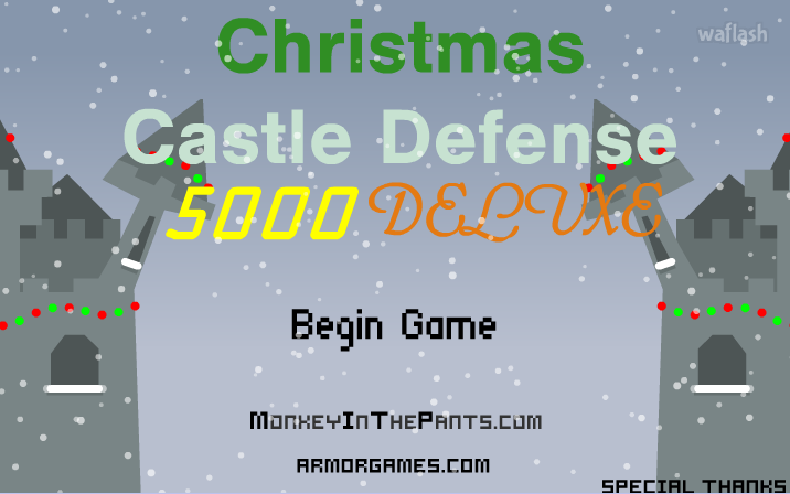 크리스마스 캐슬 디펜스 5000 디럭스 (Christmas Castle Defense 5000 Deluxe) 게임 화면 1