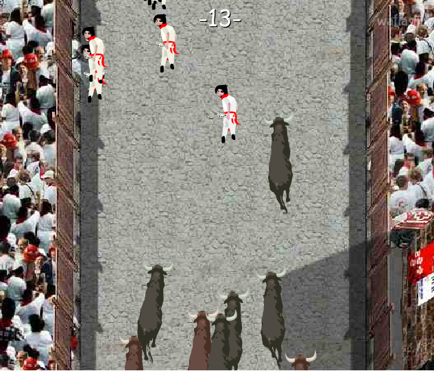 황소피하기 - 산 페르민 (San Fermin) 게임 화면 3