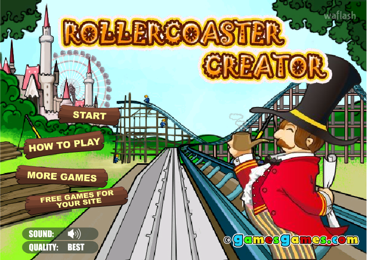 롤러코스터 크리에이터 (Rollercoaster Creator) 게임 화면 1