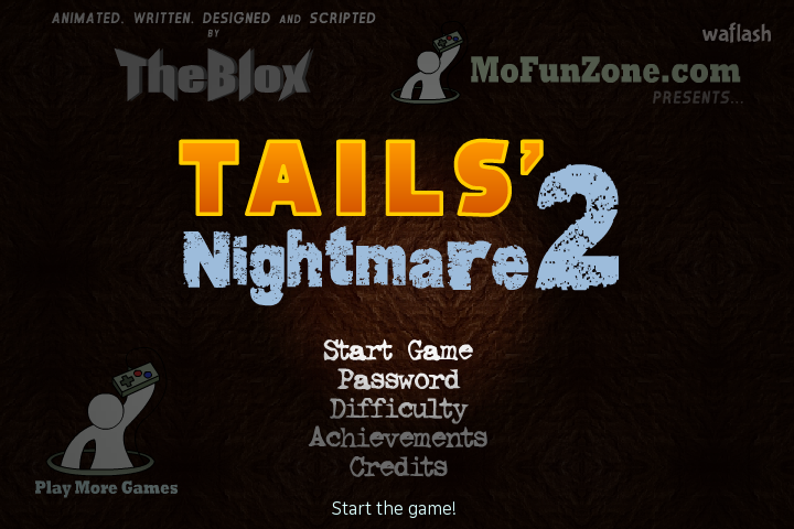 테일즈 나이트메어 2 (Tails' Nightmare 2) 게임 화면 1